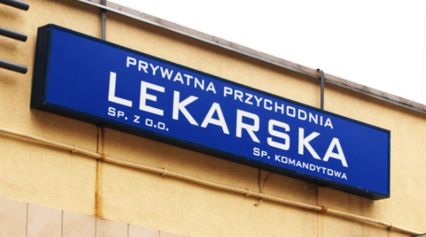Kaseton podświetlany LED — realizacja 1